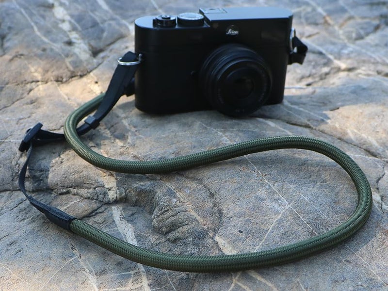 HITHUT Quick Release Camera Neck Strap Shoulder Strap Belt for Mirrorless Digital Cameras Climbing Rope with Quick Release QD Loops Connector with O-Ring Adjustable Length 30-53inch Green - Image 3
